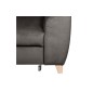 Canapé d'angle convertible en velours luxe 5 places, ASTERIA chocolat clair, angle gauche Canapé d'angle convertible en velours luxe 5 places, ASTERIA chocolat clair, angle gauche