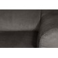 Canapé d'angle convertible en velours luxe 5 places, ASTERIA chocolat clair, angle gauche Canapé d'angle convertible en velours luxe 5 places, ASTERIA chocolat clair, angle gauche