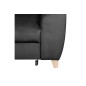 Canapé d'angle convertible en velours luxe 5 places, ASTERIA gris foncé, angle gauche Canapé d'angle convertible en velours luxe 5 places, ASTERIA gris foncé, angle gauche