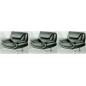 Paiement en 2x par Paypal : Ensemble 3 fauteuils 1 place en cuir italien JONAH, noir, total de la commande : 1406 euros Paiement en 2x par Paypal : Ensemble 3 fauteuils 1 place en cuir italien JONAH, noir, total de la commande : 1406 euros