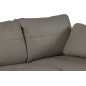 Canapé d'angle convertible en cuir de luxe italien , 5 places CONFORIA, taupe, angle droit Canapé d'angle convertible en cuir de luxe italien , 5 places CONFORIA, taupe, angle droit