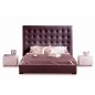 Lit en cuir italien de luxe DODO, chocolat, 180x200 Lit en cuir italien de luxe DODO, chocolat, 180x200