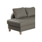 Canapé d'angle convertible en cuir de luxe italien , 5 places CONFORIA, taupe, angle gauche Canapé d'angle convertible en cuir de luxe italien , 5 places CONFORIA, taupe, angle gauche