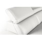 - Canapé d'angle relax en 100% tout cuir épais de luxe italien avec relax électrique, 5/6 places KASTER, blanc cassé, angle gauc - Canapé d'angle relax en 100% tout cuir épais de luxe italien avec relax électrique, 5/6 places KASTER, blanc cassé, angle gauc