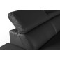 Canapé d'angle relax en 100% tout cuir épais de luxe italien avec relax électrique, 5/6 places KASTER, noir, angle gauche Canapé d'angle relax en 100% tout cuir épais de luxe italien avec relax électrique, 5/6 places KASTER, noir, angle gauche