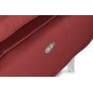 Canapé d'angle relax en 100% tout cuir épais de luxe italien avec relax électrique, 5/6 places KASTER, rouge bordeaux, angle gau Canapé d'angle relax en 100% tout cuir épais de luxe italien avec relax électrique, 5/6 places KASTER, rouge bordeaux, angle gau