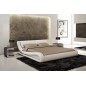 Lit en cuir italien de luxe DREAM, blanc, 140x190 Lit en cuir italien de luxe DREAM, blanc, 140x190