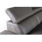 Canapé d'angle relax en 100% tout cuir épais de luxe italien avec relax électrique, 5/6 places KASTER, taupe, angle gauche Canapé d'angle relax en 100% tout cuir épais de luxe italien avec relax électrique, 5/6 places KASTER, taupe, angle gauche