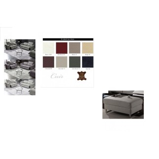 2eme paiement de la commande: Ensemble avec 4 relax électriques, canapé 3 places et 2 places en cuir italien buffle toprelax, co