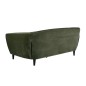 Canapé 3 places en tissu matelassé Rita coloris vert Canapé 3 places en tissu matelassé Rita coloris vert