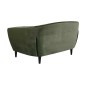 Canapé 2 places en tissu matelassé Rita coloris vert Canapé 2 places en tissu matelassé Rita coloris vert