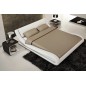 Lit en cuir italien de luxe DREAM, blanc, 160x200 Lit en cuir italien de luxe DREAM, blanc, 160x200