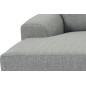 Canapé d'angle en tissu de qualité CALVI, gris clair, angle droit Canapé d'angle en tissu de qualité CALVI, gris clair, angle droit