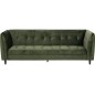 Canapé 3 places avec couchage en tissu Josty couleur vert forêt Canapé 3 places avec couchage en tissu Josty couleur vert forêt