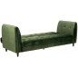 Canapé 3 places avec couchage en tissu Josty couleur vert forêt Canapé 3 places avec couchage en tissu Josty couleur vert forêt
