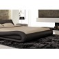 Lit en cuir italien de luxe DREAM, noir, 140x190 Lit en cuir italien de luxe DREAM, noir, 140x190