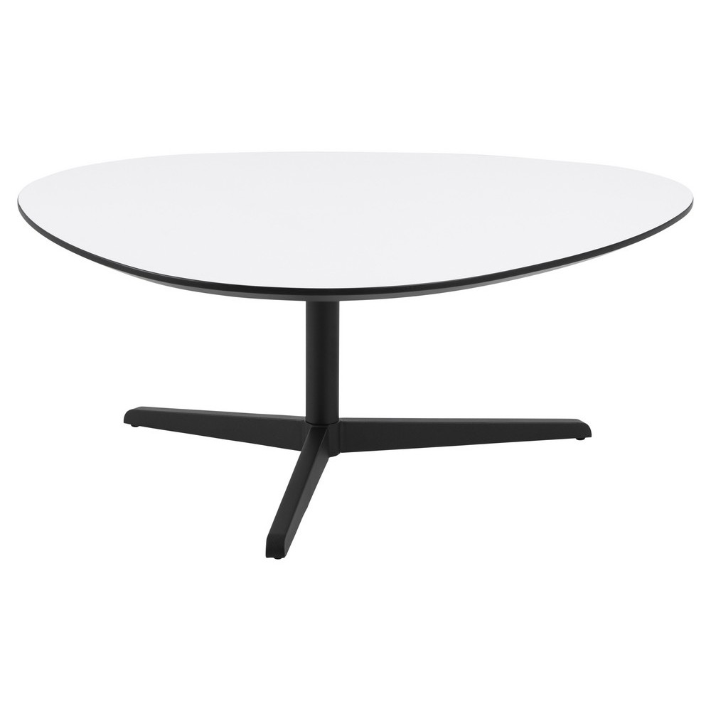 Table basse BARTENS, plateau en mélaminé blanc Table basse BARTENS, plateau en mélaminé blanc