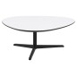 Table basse BARTENS, plateau en mélaminé blanc Table basse BARTENS, plateau en mélaminé blanc