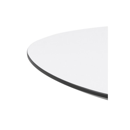 Table basse BARTENS, plateau en mélaminé blanc