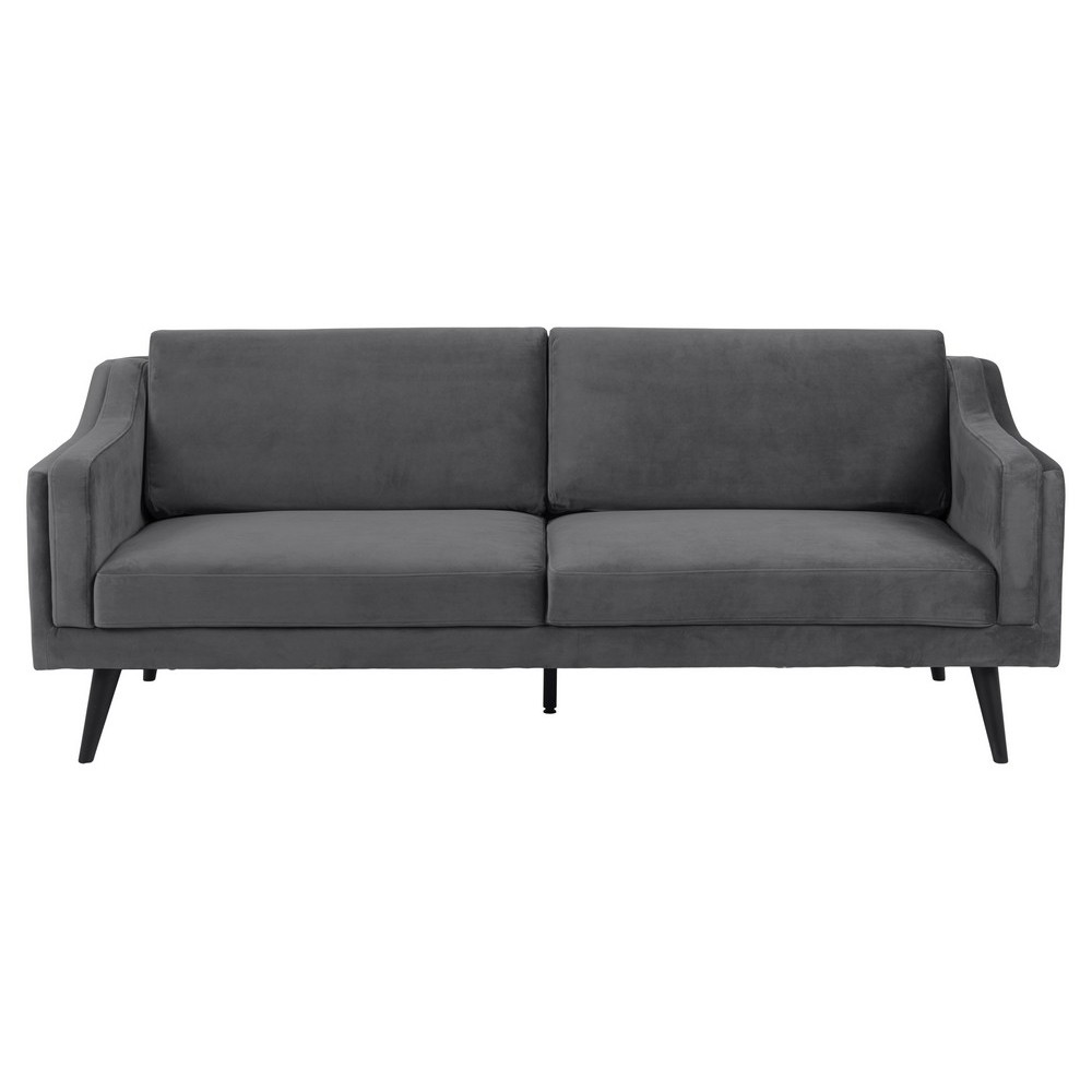 Canapé 3 places en tissu de qualité MONTERO, gris foncé Canapé 3 places en tissu de qualité MONTERO, gris foncé