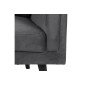 Canapé 3 places en tissu de qualité MONTERO, gris foncé Canapé 3 places en tissu de qualité MONTERO, gris foncé