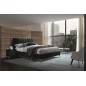 Lit double en tissu velours de qualité MICHIGAN, vert, avec sommier à lattes, 160x200 Lit double en tissu velours de qualité MICHIGAN, vert, avec sommier à lattes, 160x200