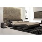 Lit en cuir italien de luxe DREAM, noir, 180x200 Lit en cuir italien de luxe DREAM, noir, 180x200