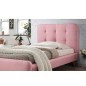 Lit en tissu de qualité TINA, rose, 90x200 Lit en tissu de qualité TINA, rose, 90x200