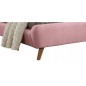 Lit en tissu de qualité TINA, rose, 90x200 Lit en tissu de qualité TINA, rose, 90x200