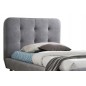 Lit en tissu de qualité TINA, gris, 90x200 Lit en tissu de qualité TINA, gris, 90x200