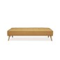 Canapé 2 places en tissu de qualité URAL, jaune moutarde Canapé 2 places en tissu de qualité URAL, jaune moutarde