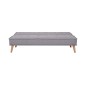 Canapé 2 places avec couchage en tissu de qualité URAL, gris Canapé 2 places avec couchage en tissu de qualité URAL, gris