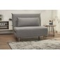 Fauteuil banquette convertible en tissu de qualité, gris, SPIRIT Fauteuil banquette convertible en tissu de qualité, gris, SPIRIT