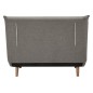 Fauteuil banquette convertible en tissu de qualité, gris, SPIRIT Fauteuil banquette convertible en tissu de qualité, gris, SPIRIT