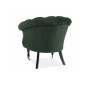 Fauteuil en tissu velours de qualité, vert, PHENIX, Fauteuil 1 place Fauteuil en tissu velours de qualité, vert, PHENIX, Fauteuil 1 place
