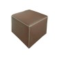 Pouf carré BUFFALO en cuir de buffle (gamme de cuir de buffle), moka Pouf carré BUFFALO en cuir de buffle (gamme de cuir de buffle), moka