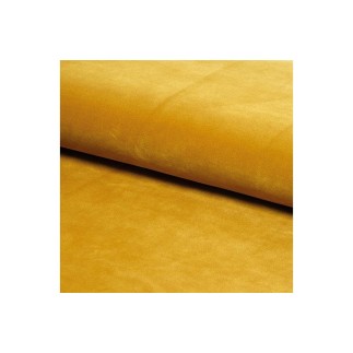 Fauteuil 1 place GALLERY en tissu de qualité, couleur curry