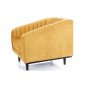 Fauteuil ASINI 1 place en tissu de qualité, couleur curry Fauteuil ASINI 1 place en tissu de qualité, couleur curry