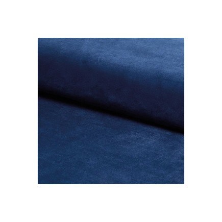 Canapé ASINI 2 places en tissu de qualité, couleur bleu