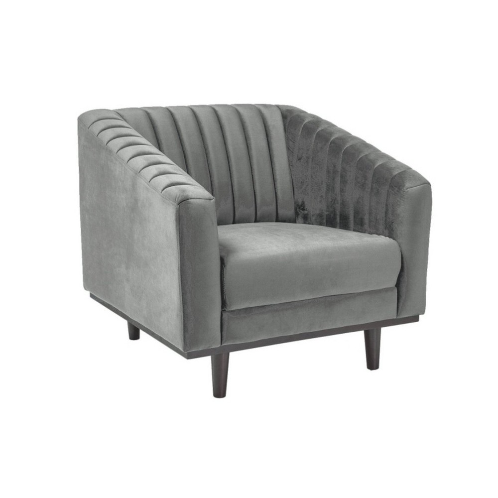 Fauteuil ASINI 1 place en tissu de qualité, couleur gris Fauteuil ASINI 1 place en tissu de qualité, couleur gris