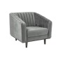 Fauteuil ASINI 1 place en tissu de qualité, couleur gris Fauteuil ASINI 1 place en tissu de qualité, couleur gris