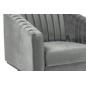 Fauteuil ASINI 1 place en tissu de qualité, couleur gris Fauteuil ASINI 1 place en tissu de qualité, couleur gris