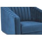 Fauteuil ASINI 1 place en tissu de qualité, couleur bleu Fauteuil ASINI 1 place en tissu de qualité, couleur bleu