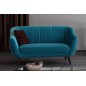 Canapé ELSA 2 places en tissu de qualité, couleur turquoise Canapé ELSA 2 places en tissu de qualité, couleur turquoise