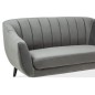 Canapé ELSA 2 places en tissu de qualité, couleur gris Canapé ELSA 2 places en tissu de qualité, couleur gris