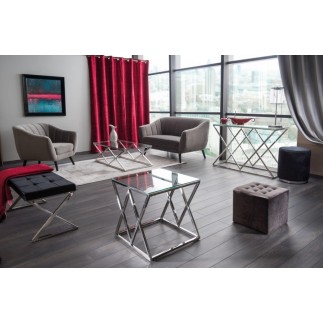 Canapé ELSA 2 places en tissu de qualité, couleur gris
