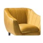Fauteuil ELSA 1 place en tissu de qualité, couleur curry Fauteuil ELSA 1 place en tissu de qualité, couleur curry