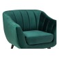 Fauteuil ELSA 1 place en tissu de qualité, couleur vert Fauteuil ELSA 1 place en tissu de qualité, couleur vert