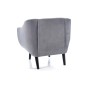 Fauteuil ELSA 1 place en tissu de qualité, couleur: gris Fauteuil ELSA 1 place en tissu de qualité, couleur: gris