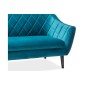 Canapé MONTINI 2 places en tissu de qualité, couleur turquoise Canapé MONTINI 2 places en tissu de qualité, couleur turquoise
